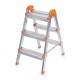 Σκάλα Double Step Perilla μεταλλική 3+3 σκαλοπάτια 71εκ. Σκάλα Double Step Perilla μεταλλική 3+3 σκαλοπάτια 71εκ.