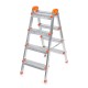 Σκάλα Double Step Perilla μεταλλική 4+4 σκαλοπάτια 93εκ. Σκάλα Double Step Perilla μεταλλική 4+4 σκαλοπάτια 93εκ.