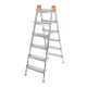 Σκάλα Double Step Perilla μεταλλική 6+6 σκαλοπάτια 137εκ. Σκάλα Double Step Perilla μεταλλική 6+6 σκαλοπάτια 137εκ.