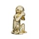 Διακοσμητική Μαϊμού από Δολομίτη 17 x 15 x 28 cm Χρώματος Χρυσό Home Deco Factory HD0006