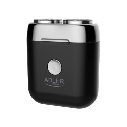 Επαναφορτιζόμενη USB Ξυριστική Μηχανή Ταξιδιού με 2 Κεφαλές Adler AD-2936