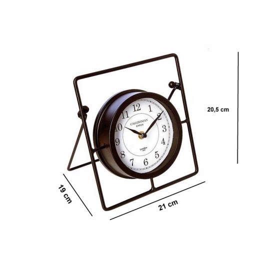 Μεταλλικό Επιτραπέζιο Vintage Ρολόι 21 x 19 x 20.5 cm Atmosphera 138713