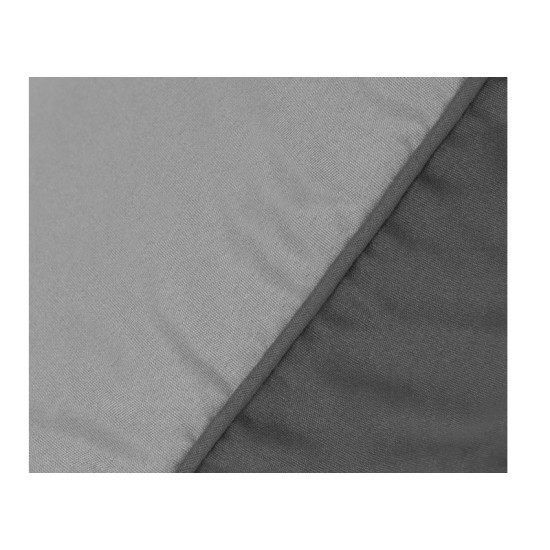 Πάπλωμα Διπλής Όψης Διπλό 200 x 200 cm Χρώματος Σκούρο Γκρι / Γκρι Idomya 30101063