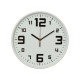 Πλαστικό Ρολόι Τοίχου 30.5 cm Χρώματος Λευκό Atmosphera 114555-White
