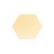 Σετ Επιτοίχιοι Καθρέπτες σε Εξάγωνο Σχήμα 16.5 cm Χρώματος Χρυσό 12 τμχ Home Deco Factory HD4373-Exag