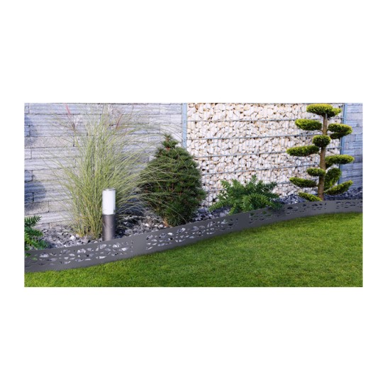 Σετ Μεταλλική Εύκαμπτη Μπορντούρα Κήπου 100 x 18 cm 5 τμχ SPM 40050171