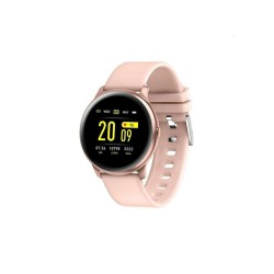 Smartwatch με Μετρητή Καρδιακών Παλμών Χρώματος Ροζ SPM KW19-Pink