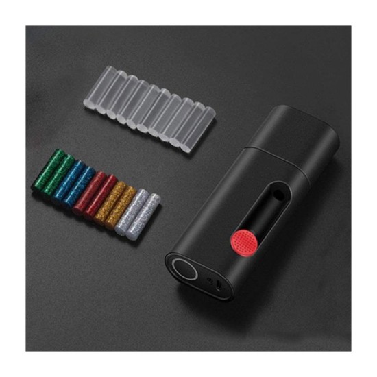 Πιστόλι για Κόλλες DIY Art Craft Mini Wowstick Pen+ με 20 Sticks Σιλικόνης