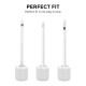 Βάση Στήριξης Premium Σιλικόνης Ahastyle BD01 για Apple Pencil USB C, 1, 2 Διάφανο