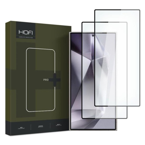 Tempered Glass Full Face Hofi Pro+ Samsung Galaxy S24 Ultra 5G Μαύρο (2 τεμ.) Tempered Glass Full Face Hofi Pro+ Samsung Galaxy S24 Ultra 5G Μαύρο (2 τεμ.)