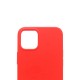 Θήκη Liquid Silicon inos Apple iPhone 12 mini L-Cover Κόκκινο