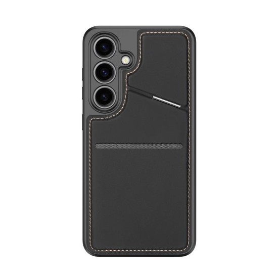 Θήκη Δερμάτινη Dux Ducis Rafi II Mag 3 σε 1 MagSafe RFID Blocker Samsung S921B Galaxy S24 5G με Stand Μαύρο Θήκη Δερμάτινη Dux Ducis Rafi II Mag 3 σε 1 MagSafe RFID Blocker Samsung S921B Galaxy S24 5G με Stand Μαύρο
