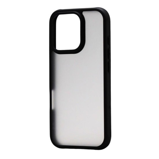 Θήκη TPU & PC inos Apple iPhone 16 Pro Flame Μαύρο Θήκη TPU & PC inos Apple iPhone 16 Pro Flame Μαύρο