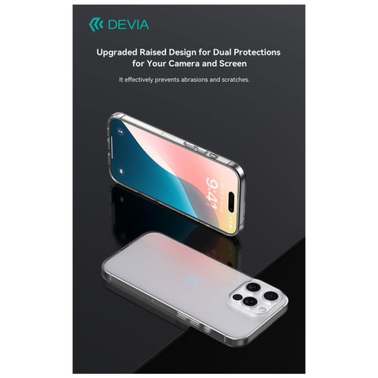 Θήκη TPU Devia Apple iPhone 16 Pro Naked Διάφανο Θήκη TPU Devia Apple iPhone 16 Pro Naked Διάφανο