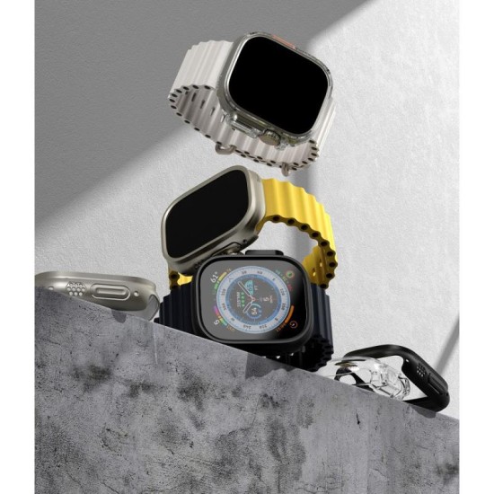 Θήκη PC Ringke Slim Apple Watch Ultra 49mm Διάφανο & Μαύρο (2 τεμ) Θήκη PC Ringke Slim Apple Watch Ultra 49mm Διάφανο & Μαύρο (2 τεμ)