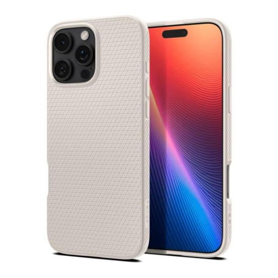 Θήκη Soft TPU Spigen Liquid Air Apple iPhone 16 Pro Max Τιτάνιο Θήκη Soft TPU Spigen Liquid Air Apple iPhone 16 Pro Max Τιτάνιο
