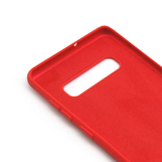 Θήκη Liquid Silicon inos Samsung G973F Galaxy S10 L-Cover Κόκκινο Θήκη Liquid Silicon inos Samsung G973F Galaxy S10 L-Cover Κόκκινο