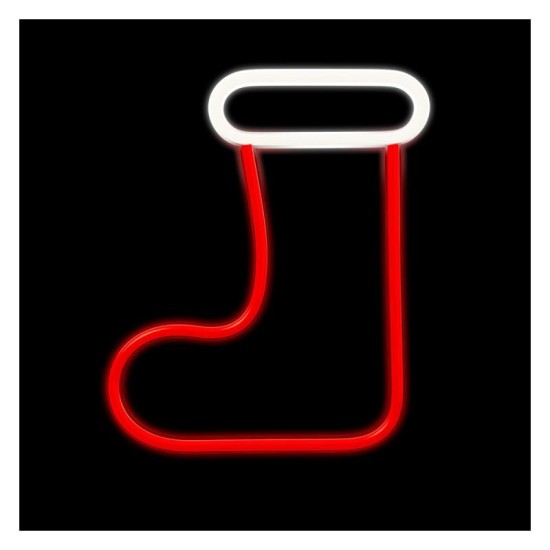 Neon LED Forever Light FLNE23 CHRISTMAS SOCK (USB/Μπαταρίας & On/Off) Λευκό-Κόκκινο Neon LED Forever Light FLNE23 CHRISTMAS SOCK (USB/Μπαταρίας & On/Off) Λευκό-Κόκκινο