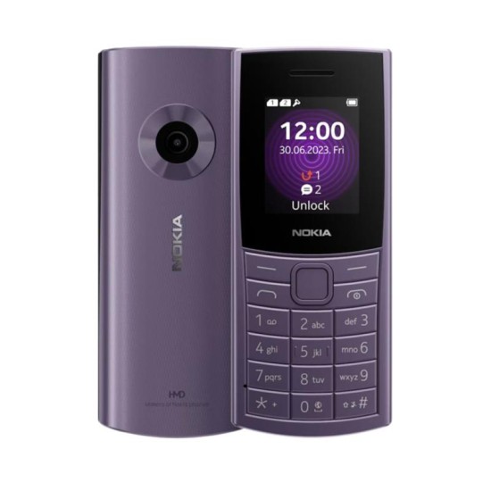 Κινητό Τηλέφωνο Nokia 110 4G (2024) (Dual SIM) Μωβ Κινητό Τηλέφωνο Nokia 110 4G (2024) (Dual SIM) Μωβ