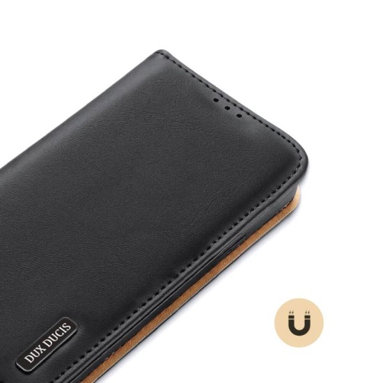 Θήκη Δερμάτινη Dux Ducis Hivo RFID Wallet Apple iPhone 15 Plus Μαύρο Θήκη Δερμάτινη Dux Ducis Hivo RFID Wallet Apple iPhone 15 Plus Μαύρο