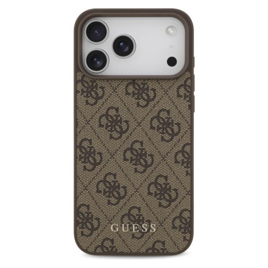 Θήκη PU Guess Apple iPhone 17 Pro Max Hardcase Classic Logo 4G Καφέ Θήκη PU Guess Apple iPhone 17 Pro Max Hardcase Classic Logo 4G Καφέ