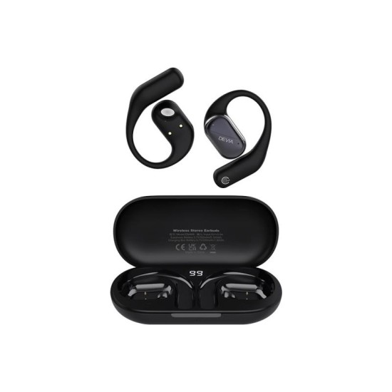 True Wireless Ακουστικά Bluetooth Devia OWS EM406 Lite1 Μαύρο True Wireless Ακουστικά Bluetooth Devia OWS EM406 Lite1 Μαύρο