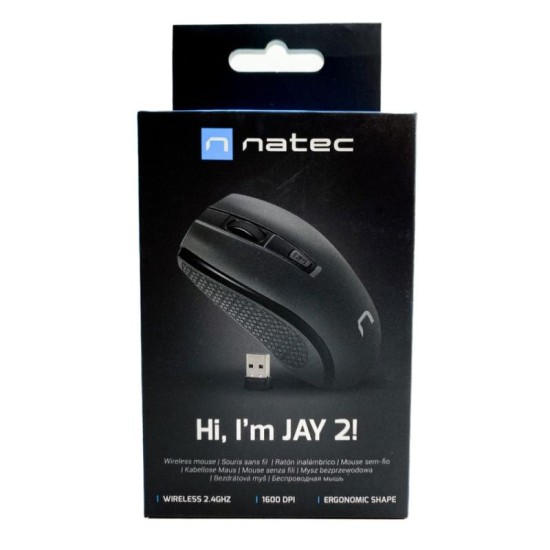 Ασύρματο Ποντίκι Natec Jay 2 NMY-1799 Μαύρο Ασύρματο Ποντίκι Natec Jay 2 NMY-1799 Μαύρο