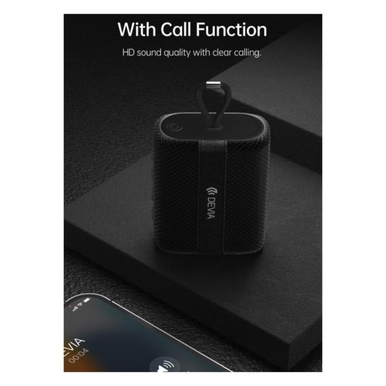 Φορητό Ηχείο Bluetooth Devia EM503 O-A2 5W Kintone Μαύρο Φορητό Ηχείο Bluetooth Devia EM503 O-A2 5W Kintone Μαύρο