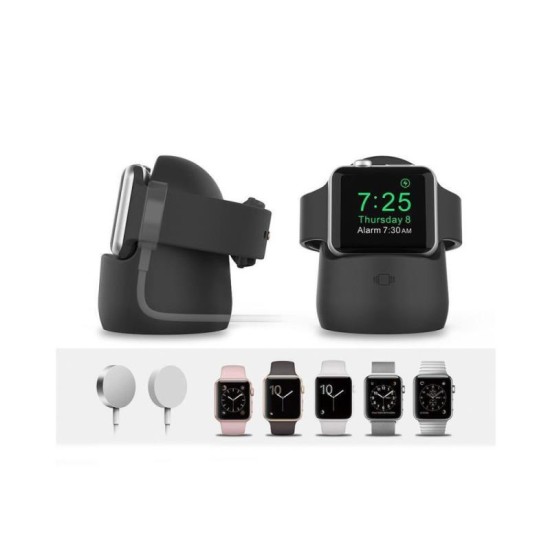 Επιτραπέζια Βάση Ahastyle PT63 για Φόρτιση Apple Watch Σκούρο Γκρι
