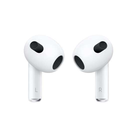 Ακουστικό Bluetooth Apple MME73 AirPods 3 με Θήκη Φόρτισης Lightning Λευκό