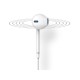 Hands Free Stereo Devia Earpods EM022 3.5mm με Χειριστήριο & Μικρόφωνο Λευκό