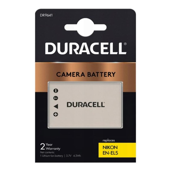 Μπαταρία Κάμερας Duracell DR9641 για Nikon EN-EL5 3.7V 1180mAh (1 τεμ) Μπαταρία Κάμερας Duracell DR9641 για Nikon EN-EL5 3.7V 1180mAh (1 τεμ)