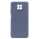 Θήκη Liquid Silicon inos Xiaomi Redmi Note 9T L-Cover Γκρι-Μπλε Θήκη Liquid Silicon inos Xiaomi Redmi Note 9T L-Cover Γκρι-Μπλε