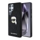 Θήκη TPU Karl Lagerfeld Samsung Galaxy S25 Ultra Hardcase Leather Monogram Karl Head Pin Μαύρο Θήκη TPU Karl Lagerfeld Samsung Galaxy S25 Ultra Hardcase Leather Monogram Karl Head Pin Μαύρο