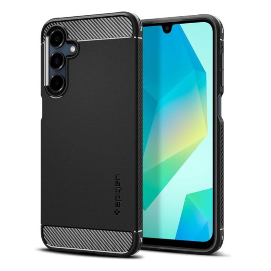 Θήκη Soft TPU Spigen Rugged Armor Samsung A165 Galaxy A16/ A166B Galaxy A16 5G Μαύρο Θήκη Soft TPU Spigen Rugged Armor Samsung A165 Galaxy A16/ A166B Galaxy A16 5G Μαύρο