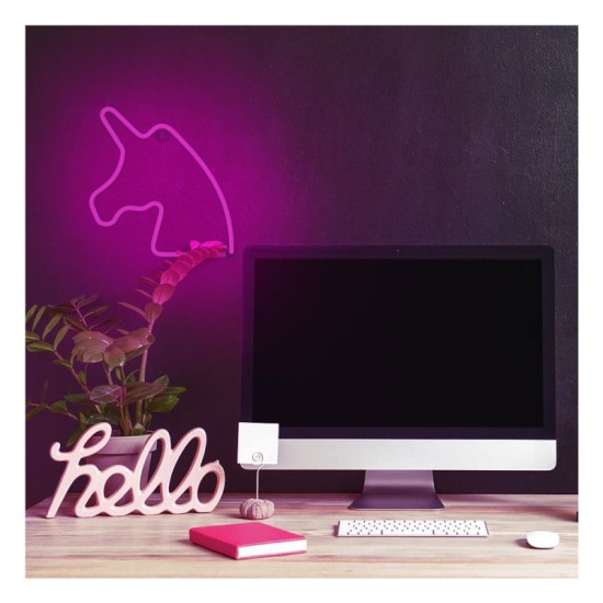 Neon LED Forever Light FLNEO1 UNICORN (USB/Μπαταρίας & On/Off) Ροζ Neon LED Forever Light FLNEO1 UNICORN (USB/Μπαταρίας & On/Off) Ροζ