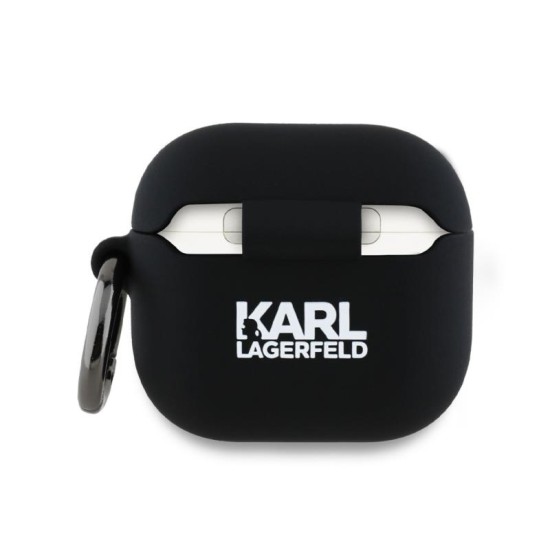 Θήκη Σιλικόνης Karl Lagerfeld Apple AirPods 4 (2024) Karl & Choupette Heads 3D Μαύρο Θήκη Σιλικόνης Karl Lagerfeld Apple AirPods 4 (2024) Karl & Choupette Heads 3D Μαύρο