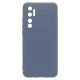 Θήκη Liquid Silicon inos Xiaomi Mi Note 10 Lite L-Cover Μπλε Ραφ Θήκη Liquid Silicon inos Xiaomi Mi Note 10 Lite L-Cover Μπλε Ραφ