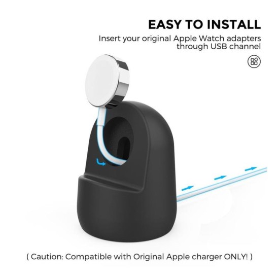 Επιτραπέζια Βάση Ahastyle PT195 για Φόρτιση Apple Watch Ultra Σκούρο Γκρι Επιτραπέζια Βάση Ahastyle PT195 για Φόρτιση Apple Watch Ultra Σκούρο Γκρι