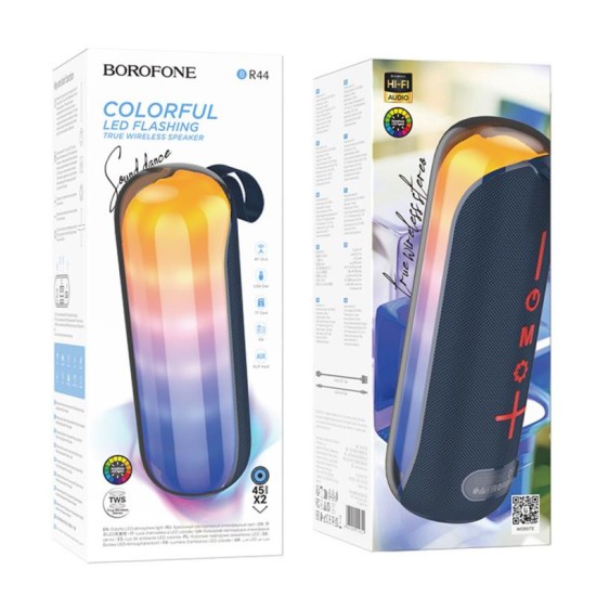 Φορητό Ηχείο Bluetooth Borofone BR44 Sound TWS BT 5.4 Ραδιόφωνο FM USB AUX MicroSD 1200mAh 10W Μαύρο Φορητό Ηχείο Bluetooth Borofone BR44 Sound TWS BT 5.4 Ραδιόφωνο FM USB AUX MicroSD 1200mAh 10W Μαύρο