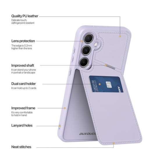 Θήκη Δερμάτινη Dux Ducis Rafi II RFID Blocker Samsung A356B Galaxy A35 5G με Stand Μαύρο Θήκη Δερμάτινη Dux Ducis Rafi II RFID Blocker Samsung A356B Galaxy A35 5G με Stand Μαύρο