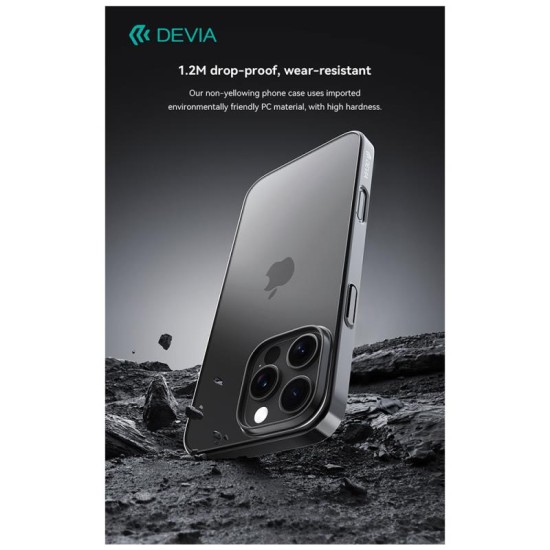 Θήκη PC Devia Apple iPhone 16 Pro Glimmer Μαύρο