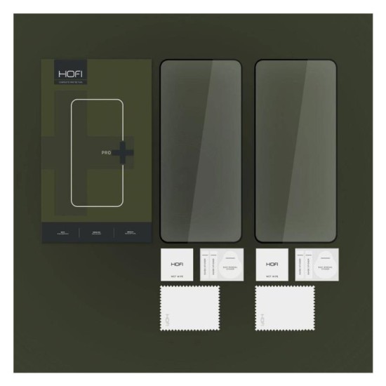 Tempered Glass Full Face Hofi Pro+ Samsung G556B Galaxy Xcover 7 5G Μαύρο (2 τεμ.) Tempered Glass Full Face Hofi Pro+ Samsung G556B Galaxy Xcover 7 5G Μαύρο (2 τεμ.)