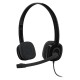 Ενσύρματα Ακουστικά Κεφαλής Logitech H151 με Μικρόφωνο Μαύρο Ενσύρματα Ακουστικά Κεφαλής Logitech H151 με Μικρόφωνο Μαύρο