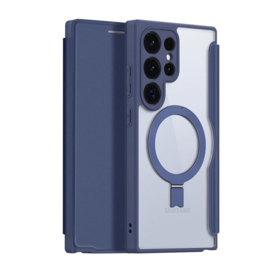 Θήκη Flip Dux Ducis Skin X Pro Wallet με Μαγνητικό Stand Samsung S928B Galaxy S24 Ultra 5G Μπλε
