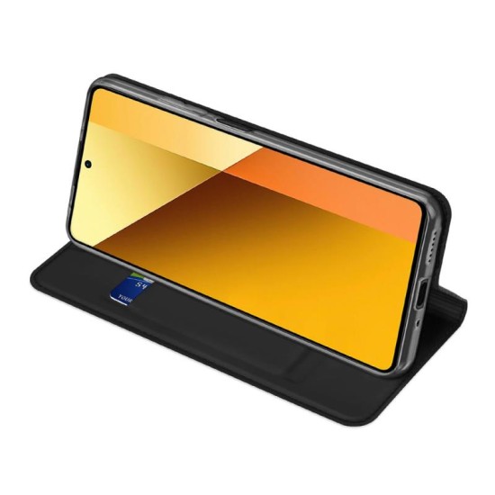 Θήκη Flip Dux Ducis Skin Pro Xiaomi Redmi Note 13 5G Μαύρο Θήκη Flip Dux Ducis Skin Pro Xiaomi Redmi Note 13 5G Μαύρο