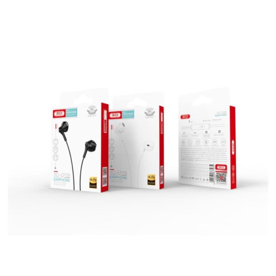 Hands Free Stereo XO EP39 3.5mm Μαύρο Hands Free Stereo XO EP39 3.5mm Μαύρο