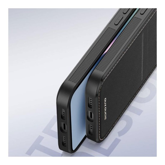 Θήκη Δερμάτινη Dux Ducis Rafi Mag 3 σε 1 MagSafe RFID Blocker Apple iPhone 14 Pro Max με Stand Μαύρο Θήκη Δερμάτινη Dux Ducis Rafi Mag 3 σε 1 MagSafe RFID Blocker Apple iPhone 14 Pro Max με Stand Μαύρο