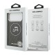 Θήκη Σιλικόνης Karl Lagerfeld Apple iPhone 17 Pro Max Magsafe Glitter Karl & Choupette Heads Μαύρο