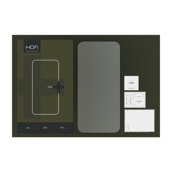 Tempered Glass Full Face Hofi Pro+ Apple iPhone 14 Pro Μαύρο (1 τεμ.) Tempered Glass Full Face Hofi Pro+ Apple iPhone 14 Pro Μαύρο (1 τεμ.)